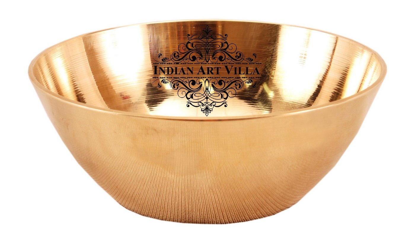 Handmade Pure Bronze Plain Design Bowl, Tableware, Dinnerware, Serveware