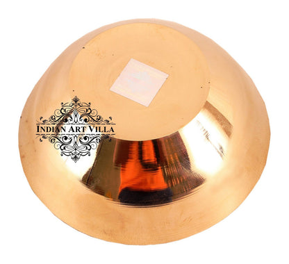 Handmade Pure Bronze Plain Design Bowl, Tableware, Dinnerware, Serveware