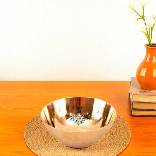 Handmade Pure Bronze Plain Design Bowl, Tableware, Dinnerware, Serveware