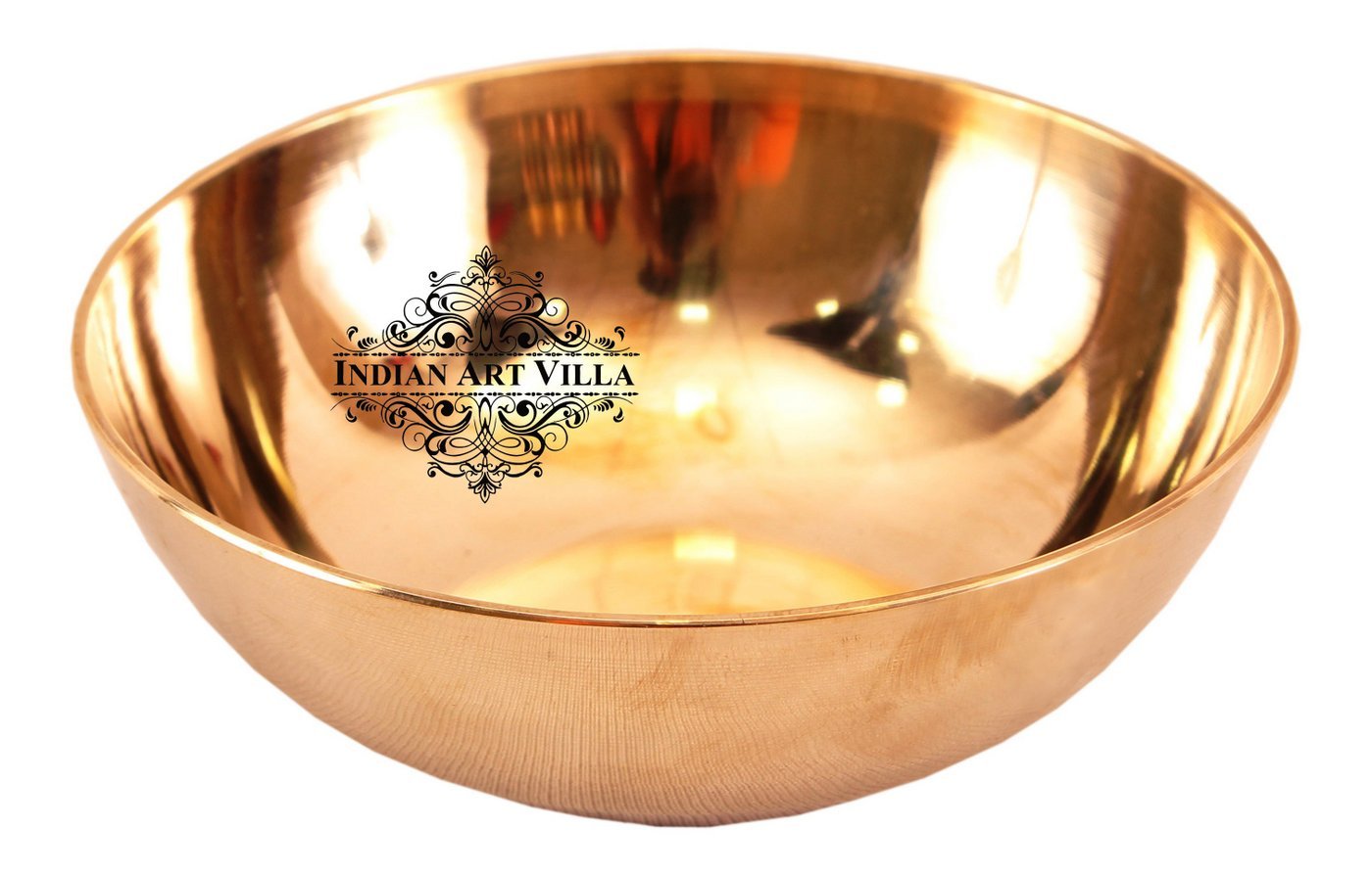 Handmade Pure Bronze Plain Design Bowl, Tableware, Dinnerware, Serveware