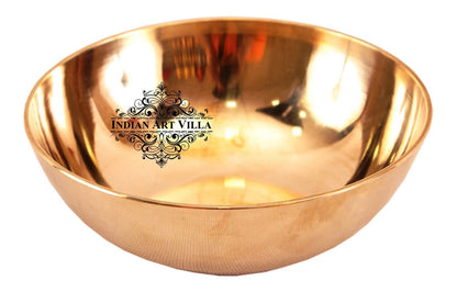 Handmade Pure Bronze Plain Design Bowl, Tableware, Dinnerware, Serveware