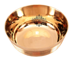 Handcrafted Pure Bronze Bowl with Lining Design Bowl, Tableware, Serveware, Dinnerware, Serveware, 400ml