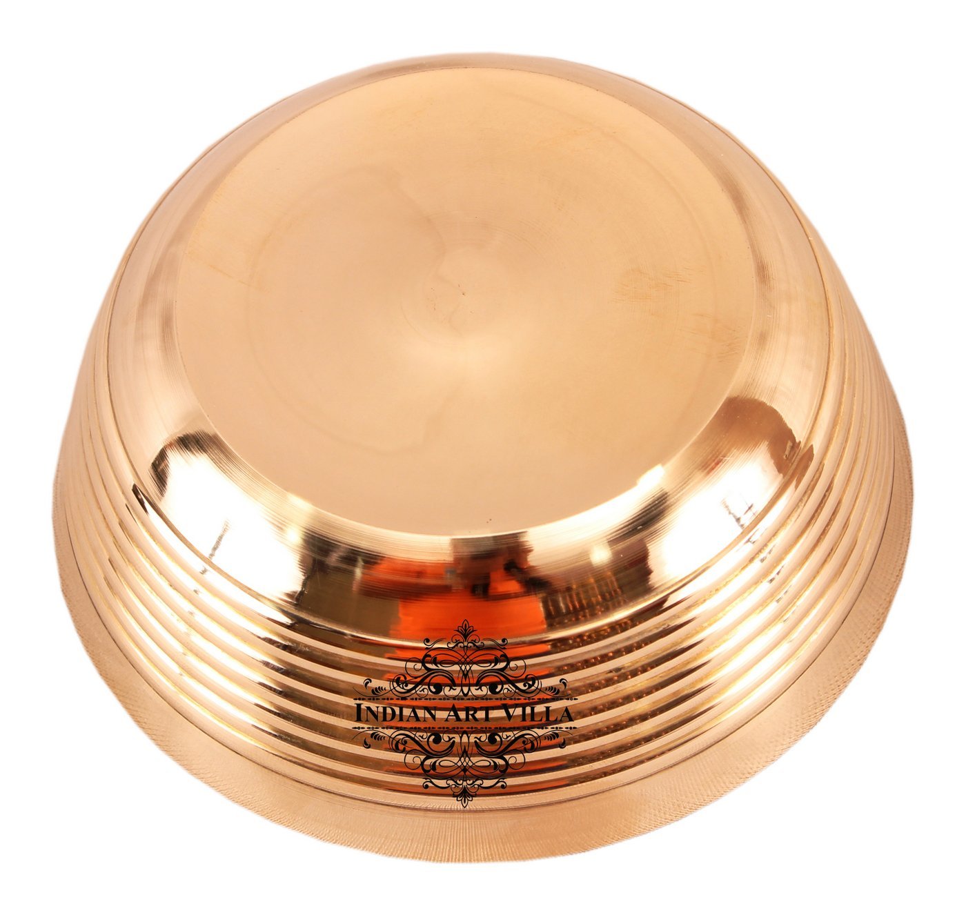 Handcrafted Pure Bronze Bowl with Lining Design Bowl, Tableware, Serveware, Dinnerware, Serveware, 400ml