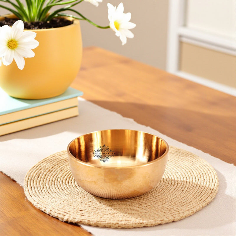 Bronze Bowl Kansa Utnesils For Poojan Temple Home Hotel