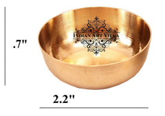 Bronze Bowl Kansa Utnesils, Chandan Bowl Katori, Poojan Temple Home Hotel