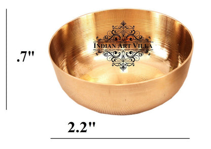 Bronze Bowl Kansa Utnesils, Chandan Bowl Katori, Poojan Temple Home Hotel