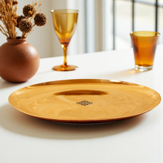 Bronze Thali Dinner Plate, Dinnerware & Serveware