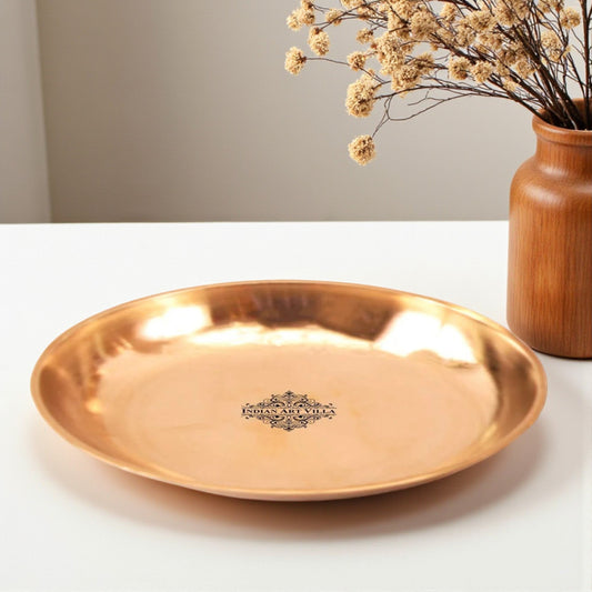 Hammered Bronze Halwa Plate, Serveware & Dinnerware Home Restaurant