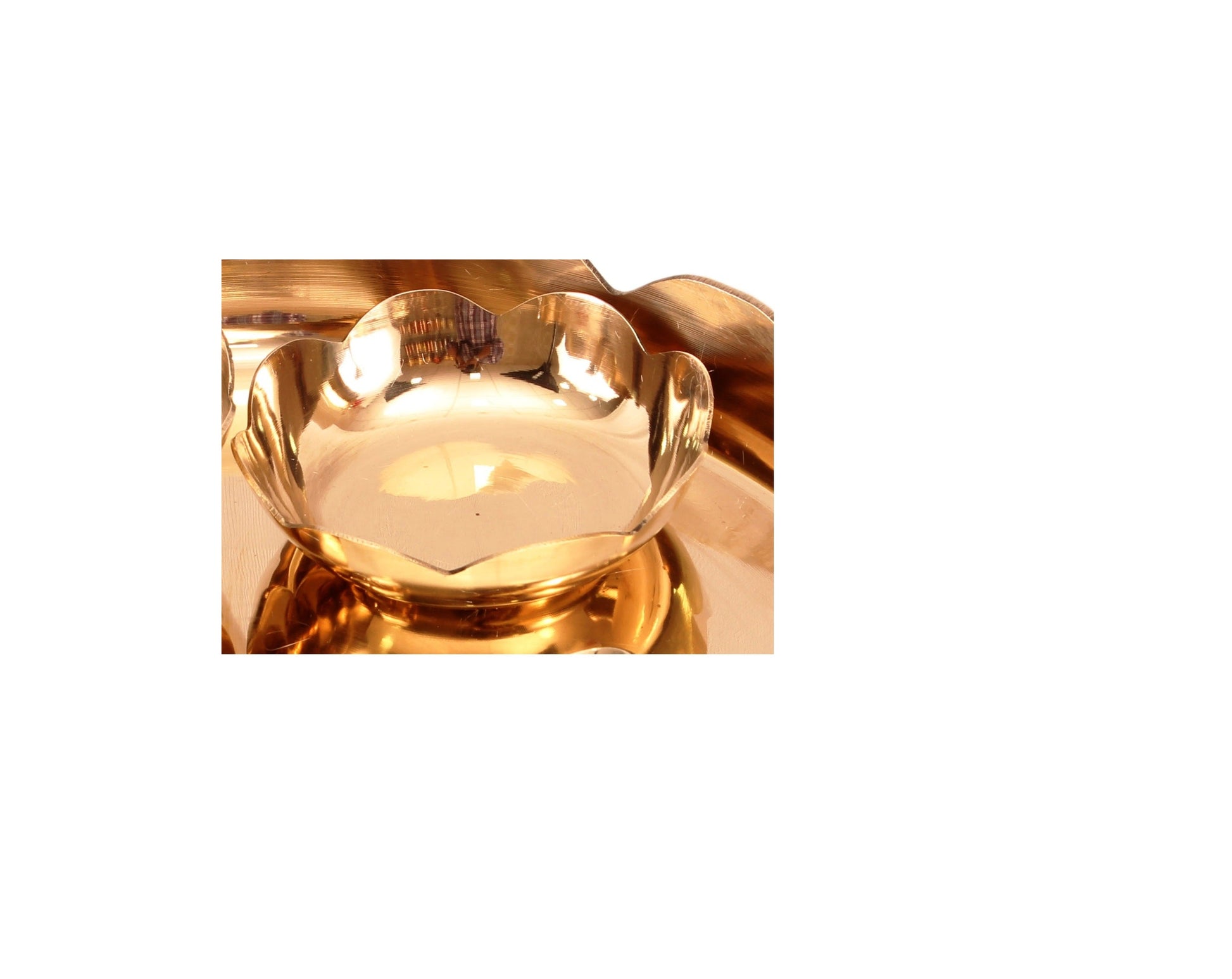 Handmade Pure Bronze Bowl, Lotus Design Bowl, Dinnerware, Tableware