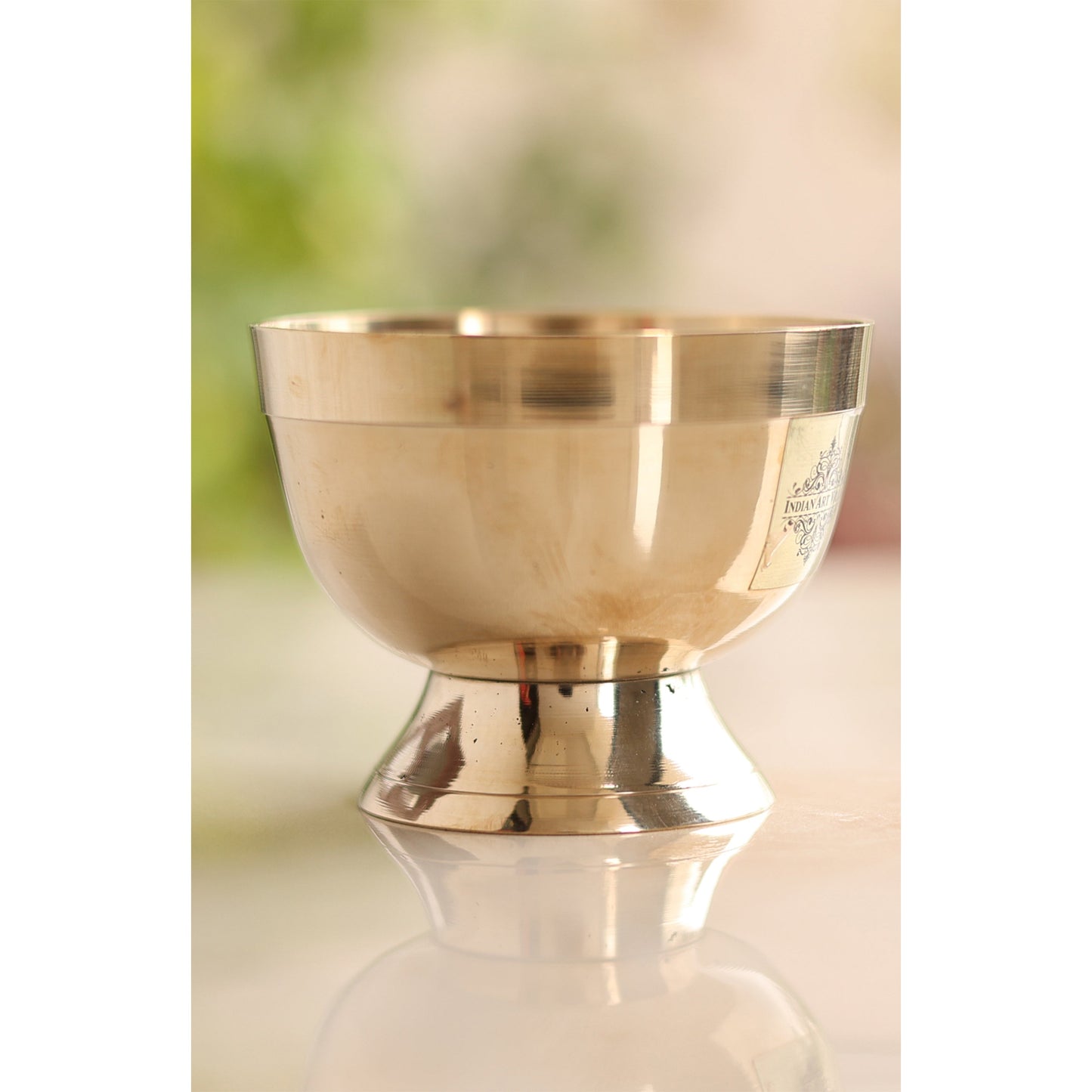 Pure Bronze Shine Finish Ice Cream Bowl With bronze bottom, Serveware & Tableware Item