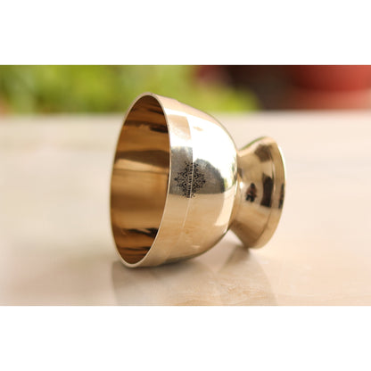 Pure Bronze Shine Finish Ice Cream Bowl With bronze bottom, Serveware & Tableware Item