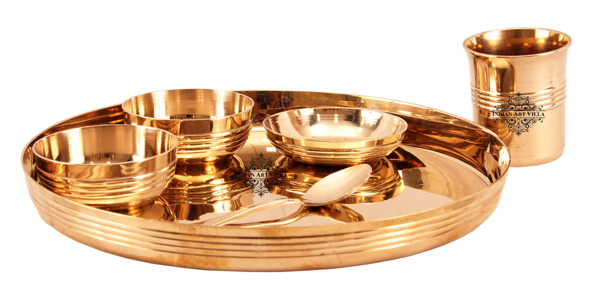 Pure Bronze 6 Piece Lined Dinner Set