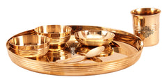 Pure Bronze 6 Piece Lined Dinner Set