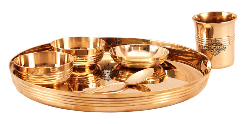 Pure Bronze 6 Piece Lined Dinner Set