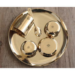 Bronze Shine Finish 6 Pieces Dinner Set