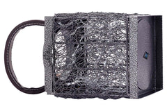 Handcrafted Iron Lamp with Handle, Decorative Items for Home, Hotel, Office, 12.70 cms