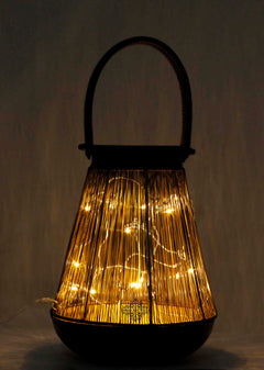 Handcrafted Wiring Design Lamp With handle, Width 20.83 CMS