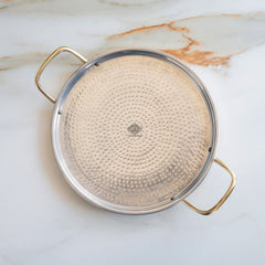 Brass Dosa Tawa with Tin Linning & Dual Handles