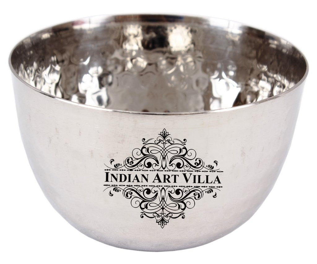 Steel Hammered Design Bowl 200 ML