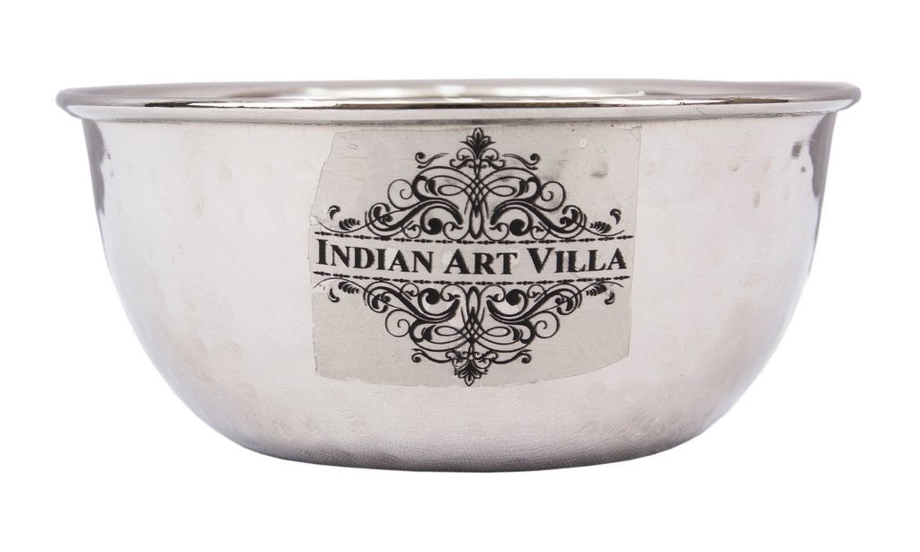 Handmade Pure Steel Hammered Design Soup Bowl 280 ML