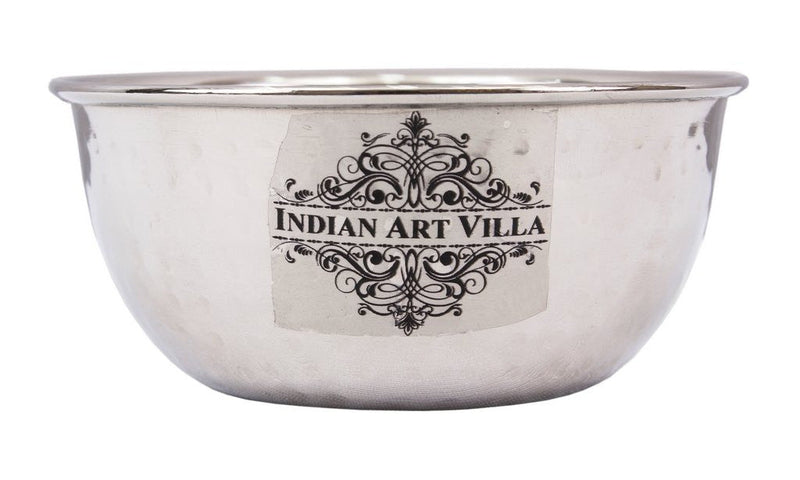 Handmade Pure Steel Hammered Design Soup Bowl 280 ML