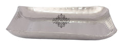 Pure Steel Hammered Design Square Platter