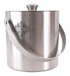 Pure Steel Plain Design Ice Bucket