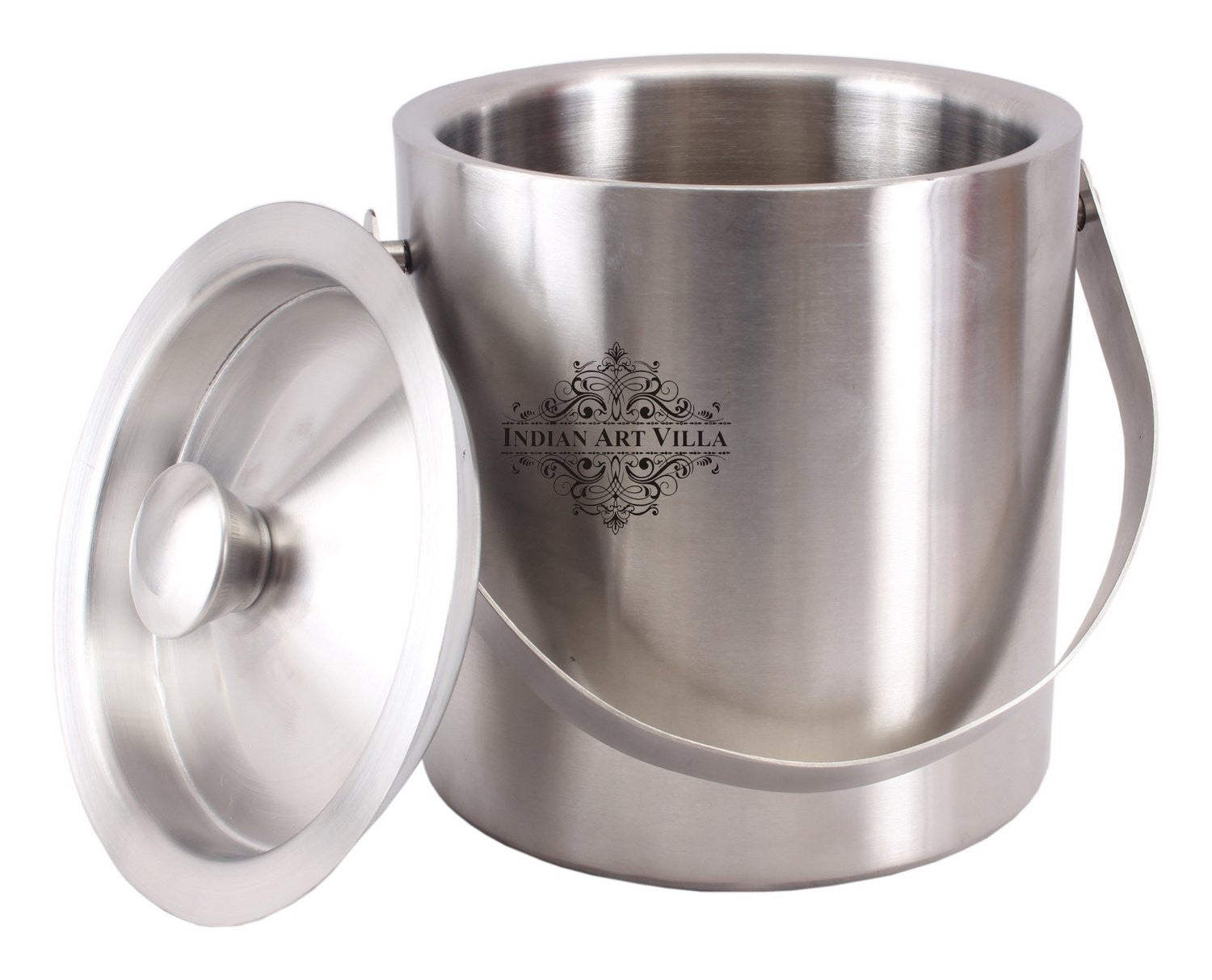 Pure Steel Plain Design Ice Bucket