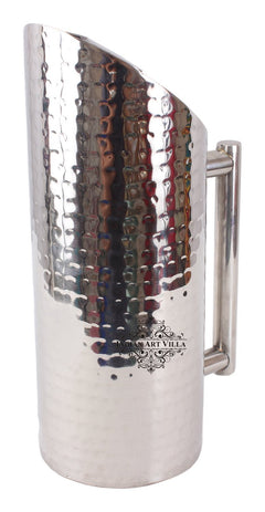 Handmade Pure Steel Designer Cut Jug, Drinkware, Serveware -1500 ML