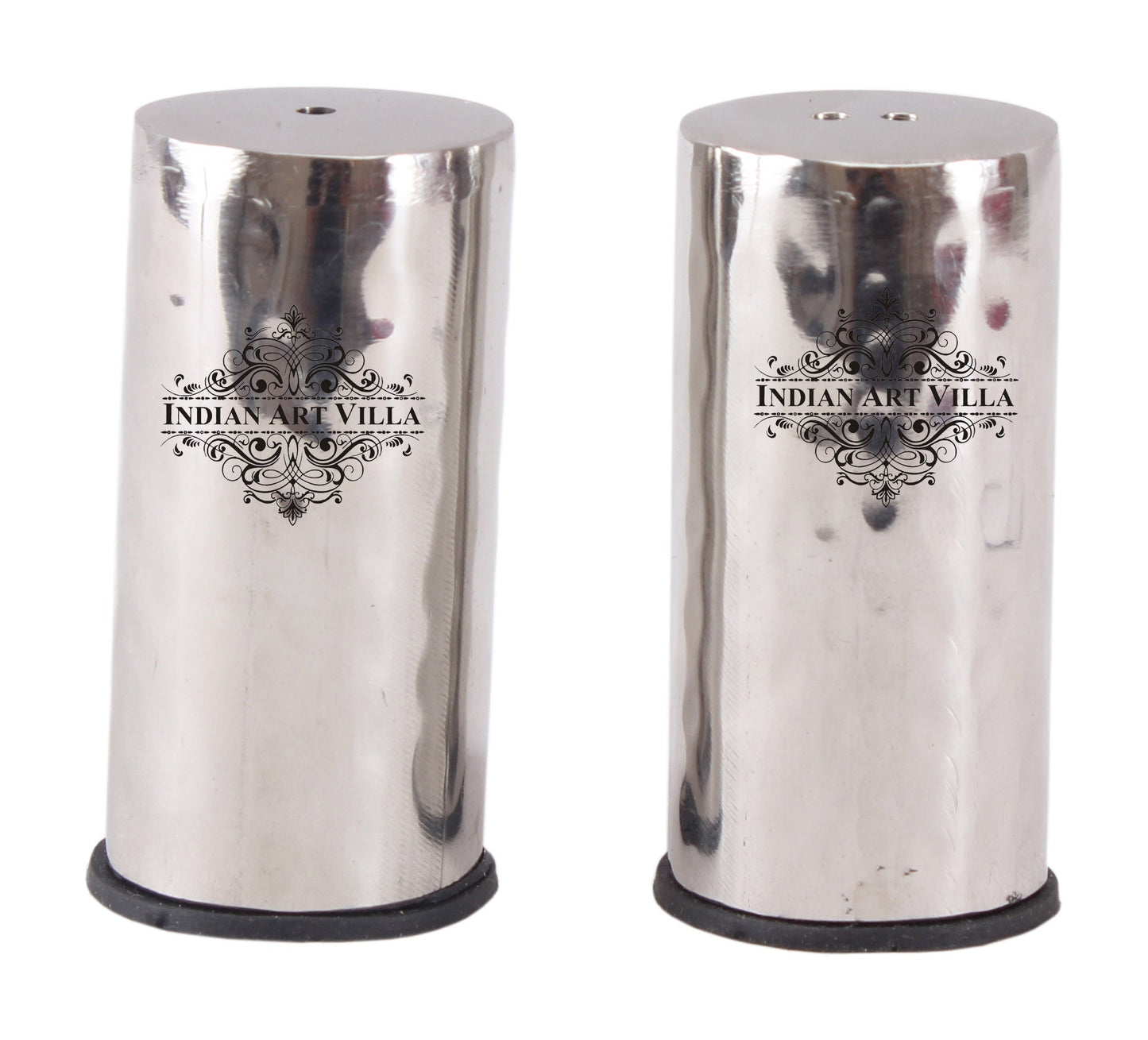 Pure Steel Cylinder Design Salt & Pepper Shaker