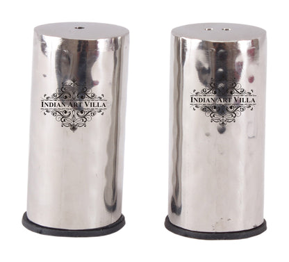 Pure Steel Cylinder Design Salt & Pepper Shaker