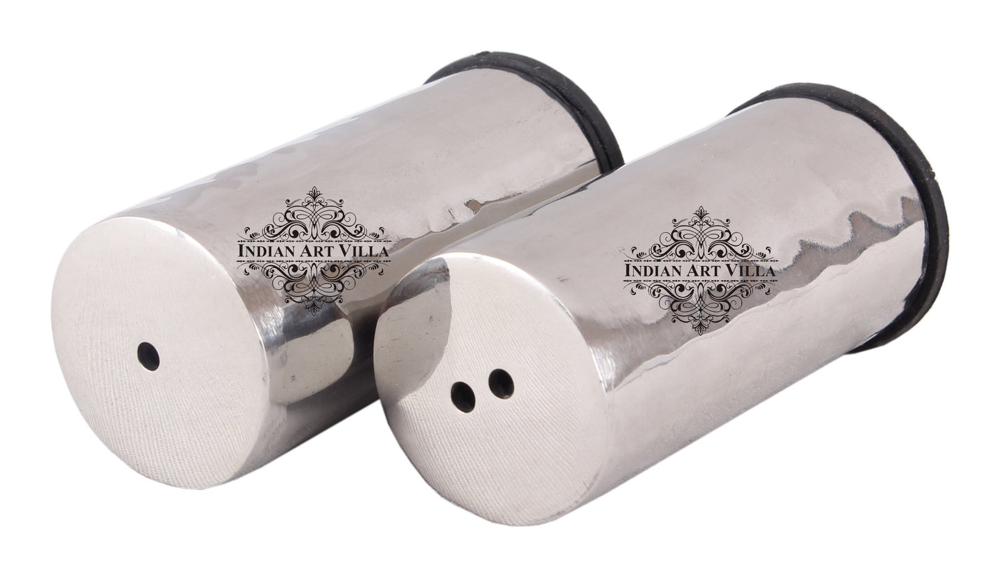 Pure Steel Cylinder Design Salt & Pepper Shaker