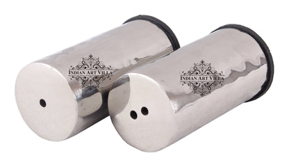 Pure Steel Cylinder Design Salt & Pepper Shaker