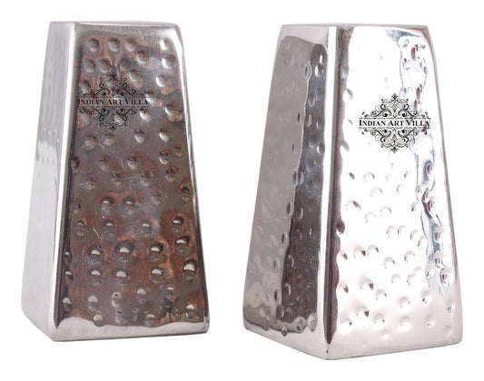 Steel Pyramid Design Salt & Pepper Shaker
