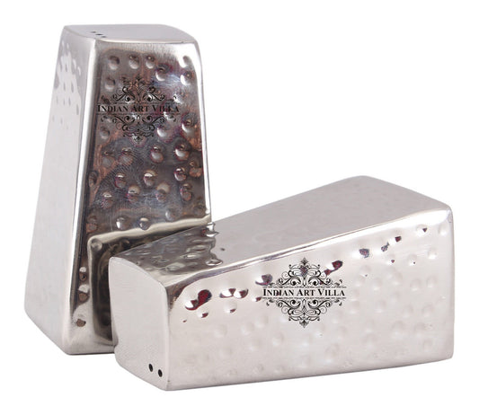 Steel Pyramid Design Salt & Pepper Shaker
