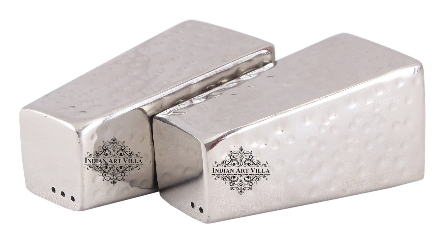 Steel Pyramid Design Salt & Pepper Shaker