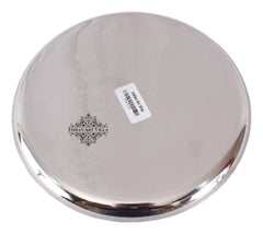 Steel Handi, Hammered Design, Set of 1 Triangular Tray with 1 Round Tray