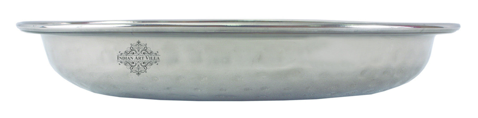 Steel Oval Platter, Hammered Design, Set of 2 Tray Platter