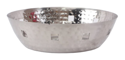 Steel 1 Round Bread Basket with 1 Oval Bread Basket