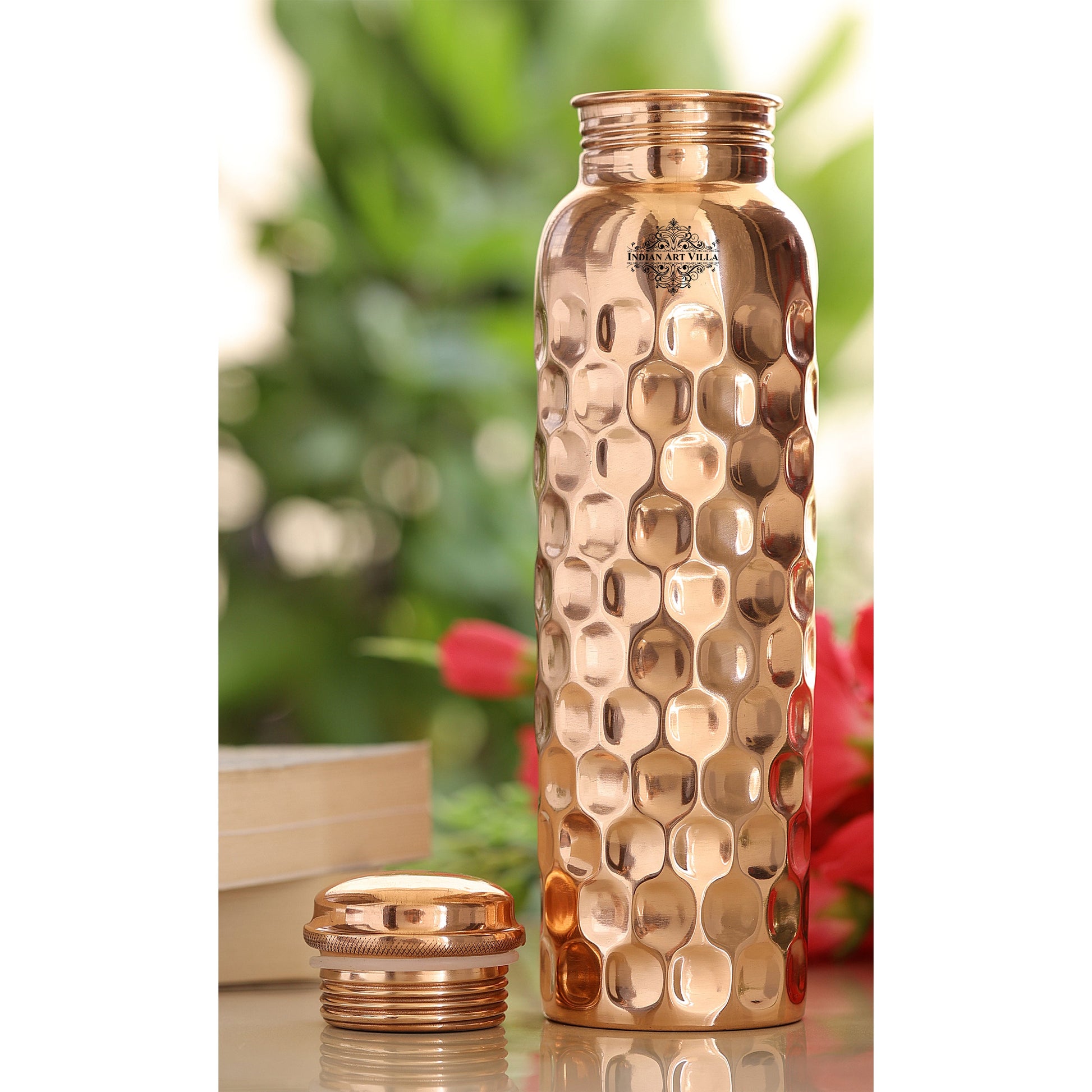 Pure Copper Diamond Bottle & Diamond Glass, 3 Pieces | 5 Pieces