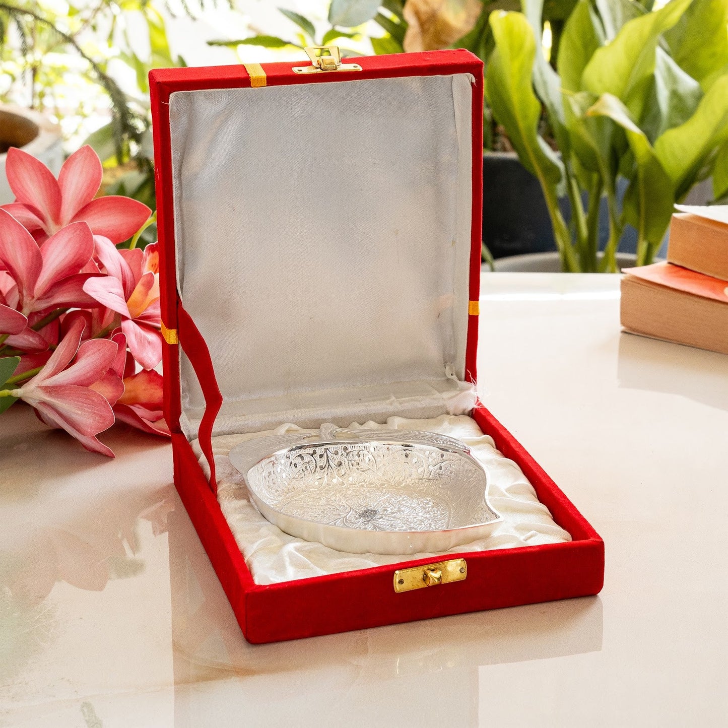 Pure Silver Plated Mango Shape Bowl 100 ML