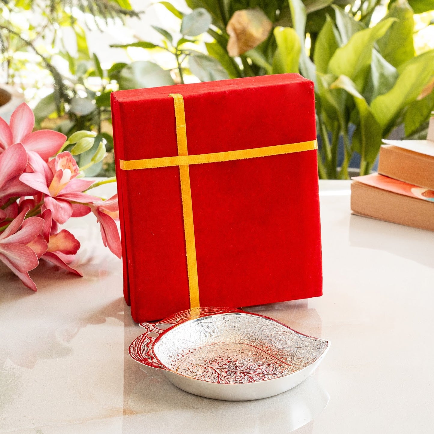 Pure Silver Plated Mango Shape Bowl 100 ML