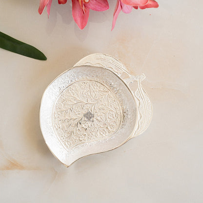 Pure Silver Plated Mango Shape Bowl 100 ML