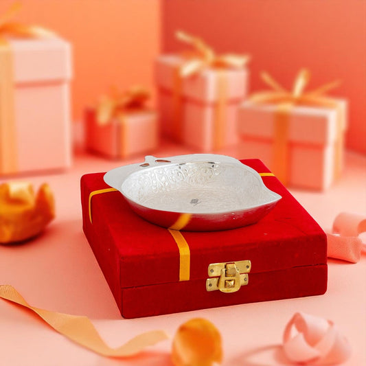 Pure Silver Plated Mango Shape Bowl 100 ML