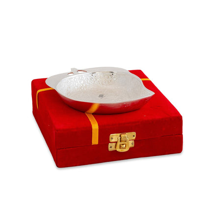 Pure Silver Plated Mango Shape Bowl 100 ML