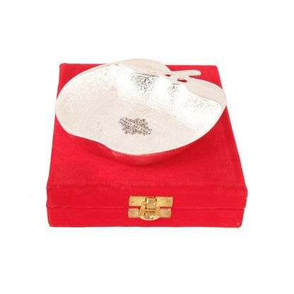 Silver Plated Apple Design Bowl 150 ML with Box