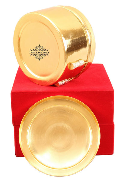 Handcrafted Pure Silver Plated Gold Polish Dry Fruits Box For Diwali, Festive Items