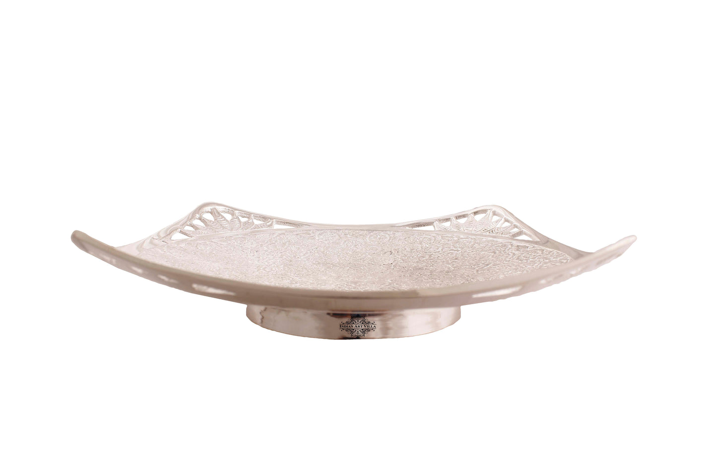 Handcrafted Pure Silver Plated Designer Bowl, Decorative Bowl