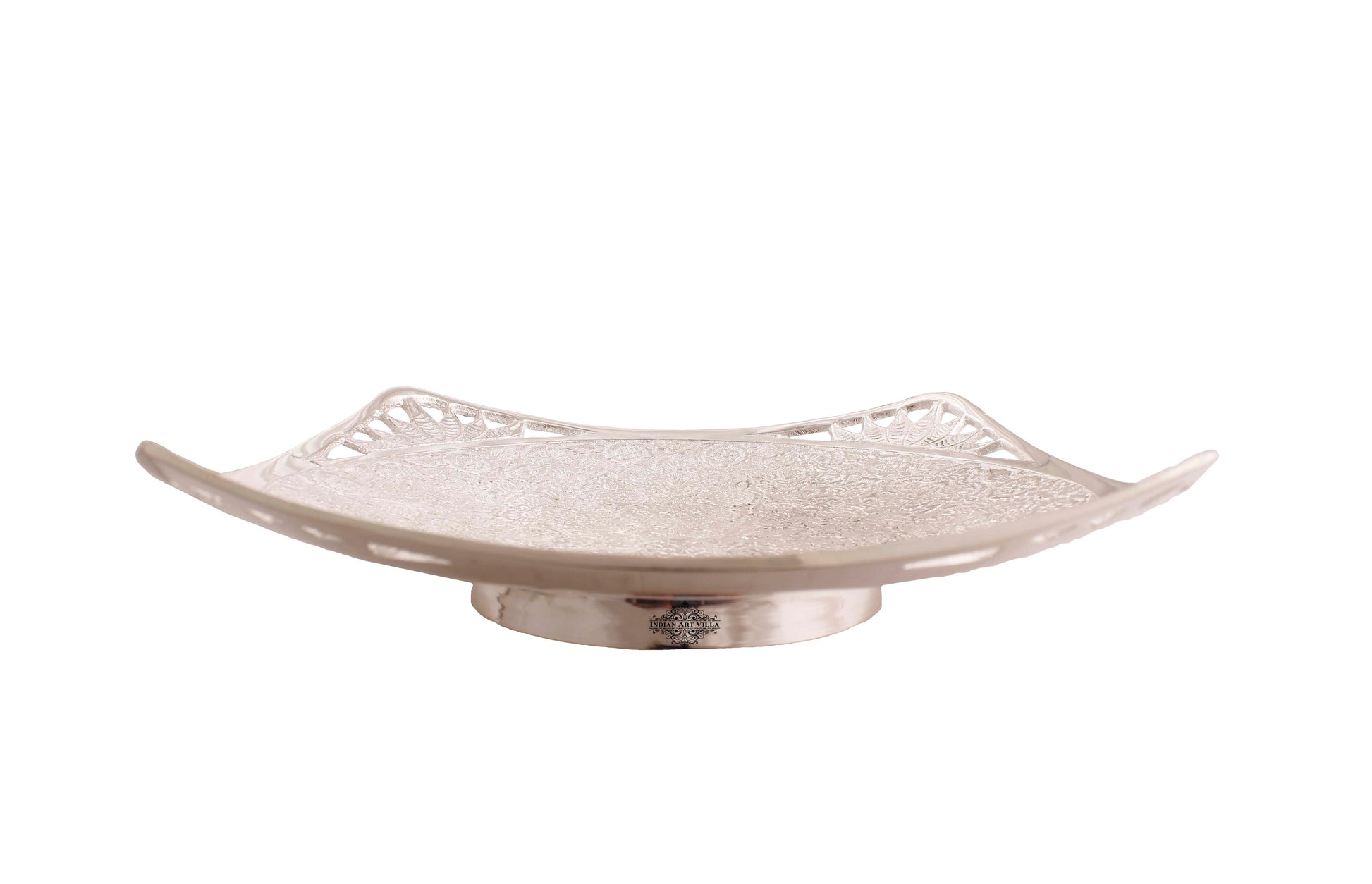 Handcrafted Pure Silver Plated Designer Bowl, Decorative Bowl