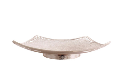 Handcrafted Pure Silver Plated Designer Bowl, Decorative Bowl